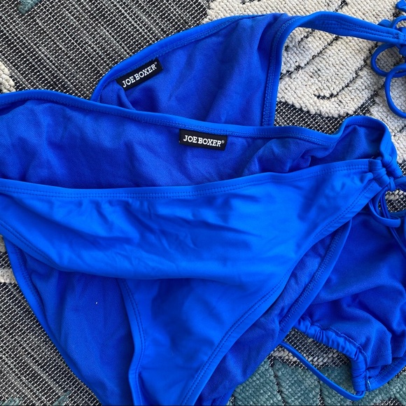 BUNDLE! Ocean Pacific && Joe Boxer Royal Blue Bikini set XL - Picture 16 of 16